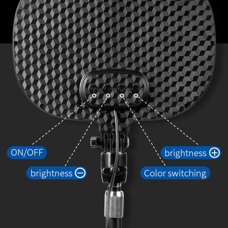 S20 Anillo LED Luz de relleno en vivo Selfie Fotografía Luz de belleza de pantalla completa, estilo:, Single Light, Single Light + Stand