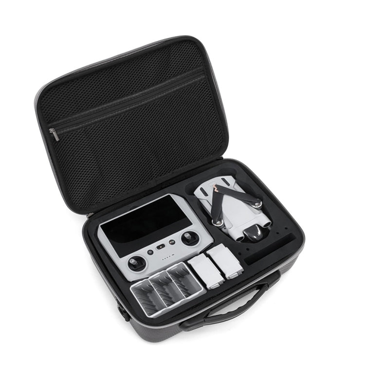 Maleta Mochila Messenger Bag Organizador para DJI MINI 3 PRO, Nylon Black, Pu Diamond Pattern