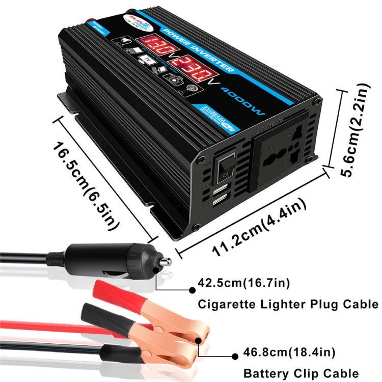 Inversor de sistema de energía solar 30A Controlador + Panel solar de 18W 12V, Especificación:, Black 12V To 110V, Black 12V To 220V, Yellow 12V To 110V, Yellow 12V To 220V