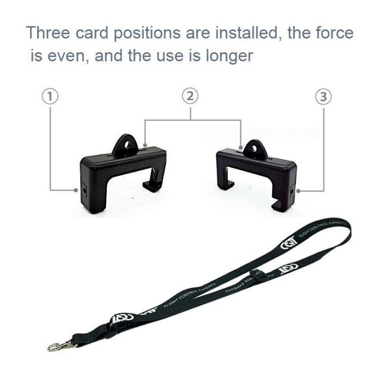 Cordón de control remoto CQT con gancho para DJI Mavic Air 2/2S/Mini 2 /Mini 3 Pro, estilo:, Thin Rope, Wide Rope, Only Buckle