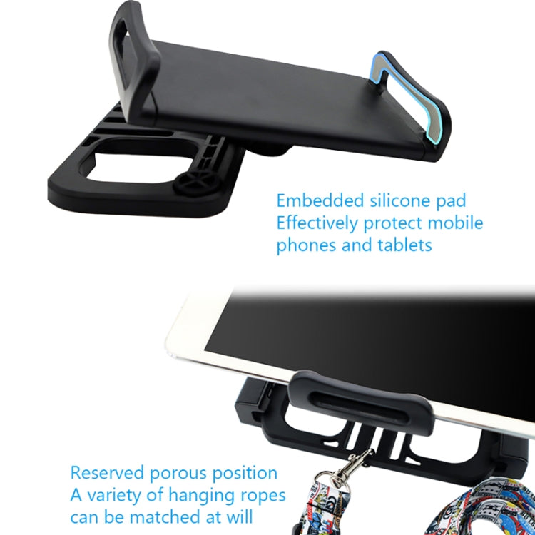 Soporte para control remoto de drones Clip de soporte extendido para tableta, With Lanyard & 8 Pin Line, With Lanyard & Type-C Line, With Lanyard & Micro USB Line, With Lanyard, Only Bracket