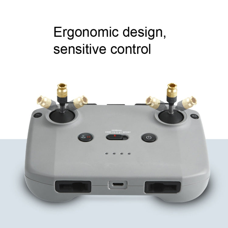 Joystick de extensión de aleación de aluminio de control remoto para DJI Mini 3 Pro / Mavic Air 2 / Mini 2, CQT Rocker