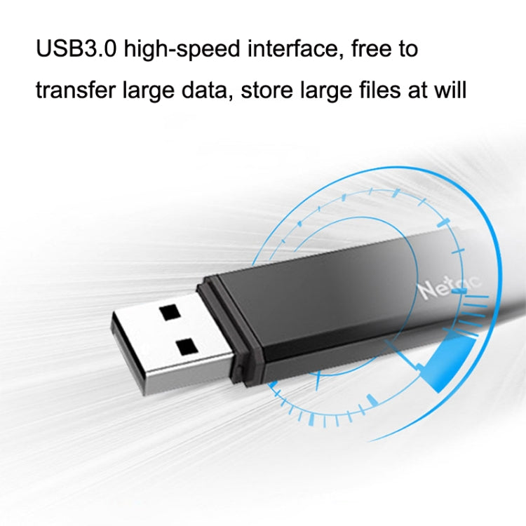 Mini unidades flash USB de alta velocidad de metal Netac U351, 16GB, 32GB, 64GB, 128GB