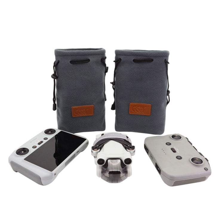 Bolsa de almacenamiento CQT bolsa de franela gruesa para DJI Mini 3 Pro, especificación:, 1 PC Bag, 2 PCS Bag, 2 PCS Bag+Paddle Tie Band