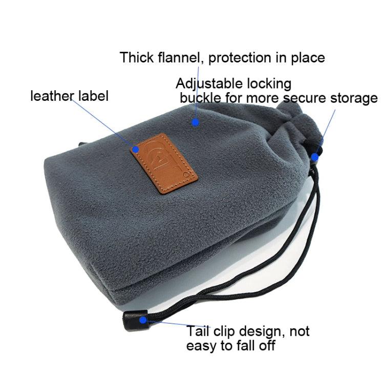 Bolsa de almacenamiento CQT bolsa de franela gruesa para DJI Mini 3 Pro, especificación:, 1 PC Bag, 2 PCS Bag, 2 PCS Bag+Paddle Tie Band
