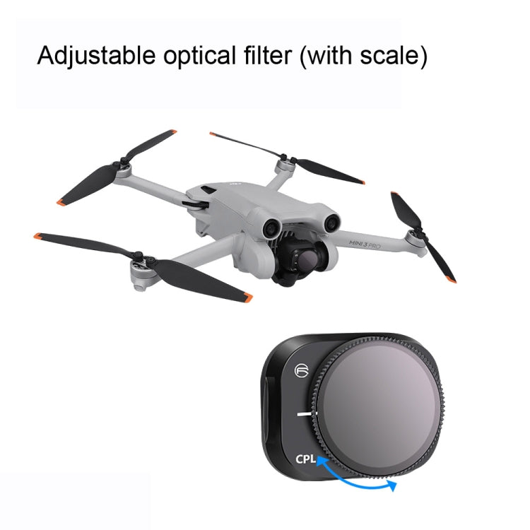 Accesorios de filtro ajustable de aleación de aluminio RCSTQ para DJI Mini 3 Pro, estilo:, UV, CPL, ND8, ND16, ND32, ND64, 4 In 1 Set, 6 In 1 Set