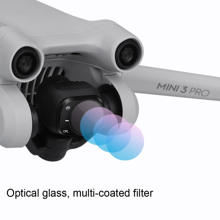 Accesorios de filtro ajustable de aleación de aluminio RCSTQ para DJI Mini 3 Pro, estilo:, UV, CPL, ND8, ND16, ND32, ND64, 4 In 1 Set, 6 In 1 Set