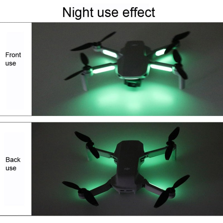 2 pegatinas luminosas para DJI Mavic Mini/Mini 3 Pro.