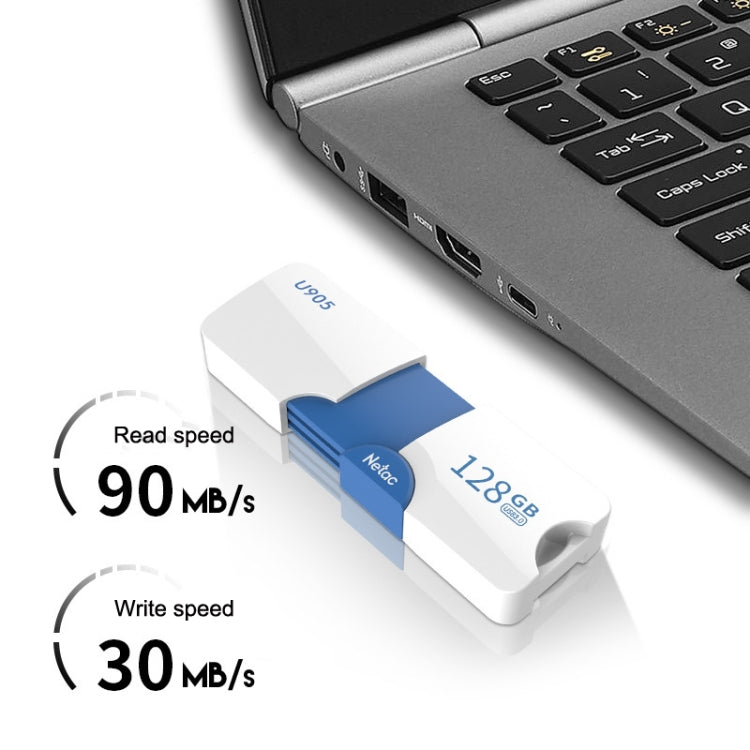 Netac U905 alta velocidad USB3.0 retráctil coche música computadora USB Flash Drive, 16GB, 32GB, 64GB, 128GB, 256GB