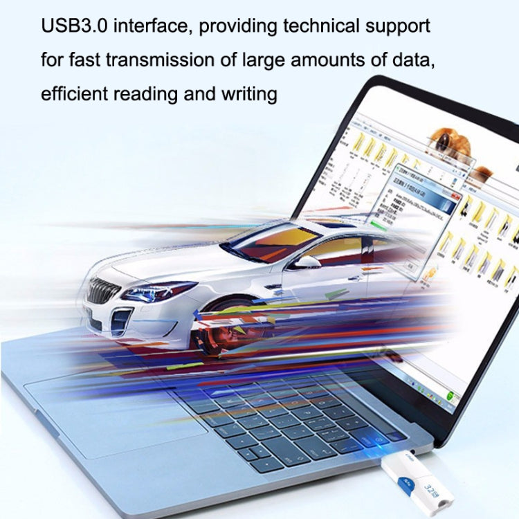 Netac U905 alta velocidad USB3.0 retráctil coche música computadora USB Flash Drive, 16GB, 32GB, 64GB, 128GB, 256GB