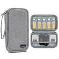 Baona BN-C004 Mini U Disk Auriculares Cable de datos Bolsa de almacenamiento, Color:, Single Layer (Gray), Single Layer (Black), Double Layer (Gray), Double Layer (Black)