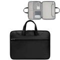 Baona BN-Q006 Bolso de cuero PU con apertura completa para computadora portátil, For 11/12 inches, For 13/13.3/14 inches, For 15/15.6 inches, For 16/17 inches