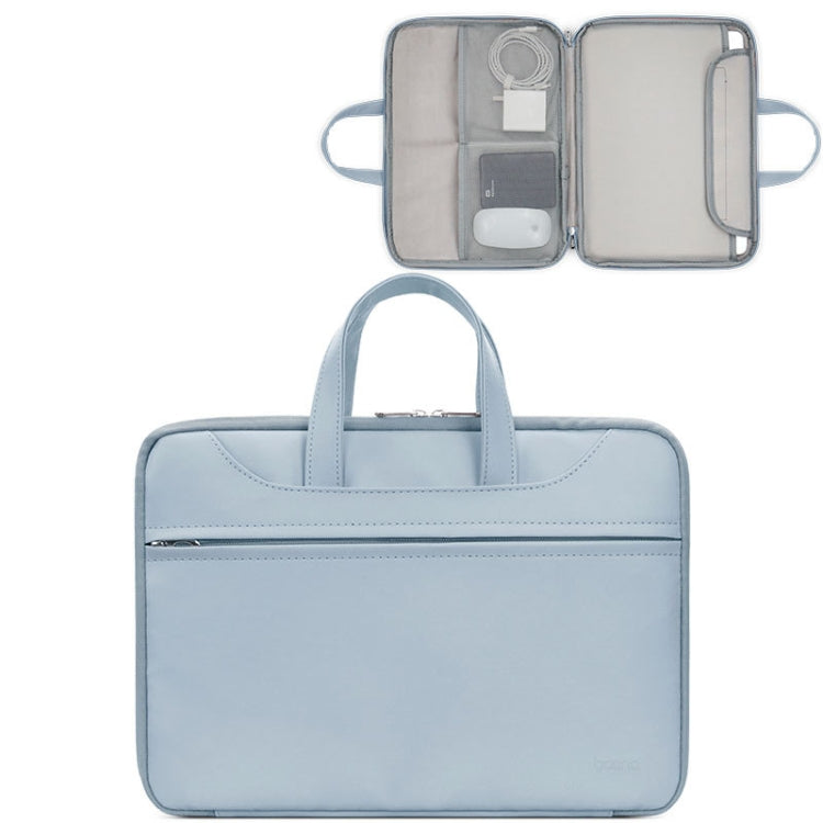Baona BN-Q006 Bolso de cuero PU con apertura completa para computadora portátil, For 11/12 inches, For 13/13.3/14 inches, For 15/15.6 inches, For 16/17 inches
