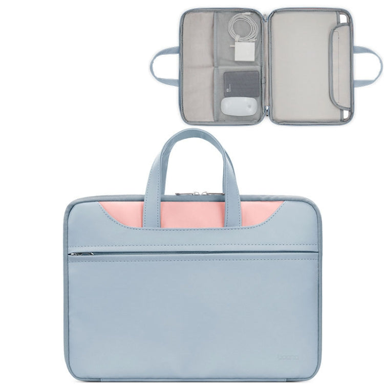 Baona BN-Q006 Bolso de cuero PU con apertura completa para computadora portátil, For 11/12 inches, For 13/13.3/14 inches, For 15/15.6 inches, For 16/17 inches
