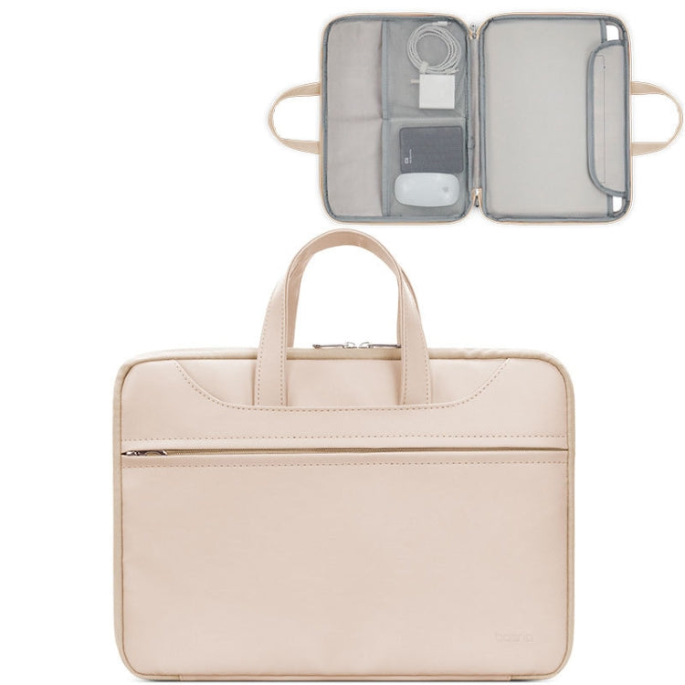 Baona BN-Q006 Bolso de cuero PU con apertura completa para computadora portátil, For 11/12 inches, For 13/13.3/14 inches, For 15/15.6 inches, For 16/17 inches