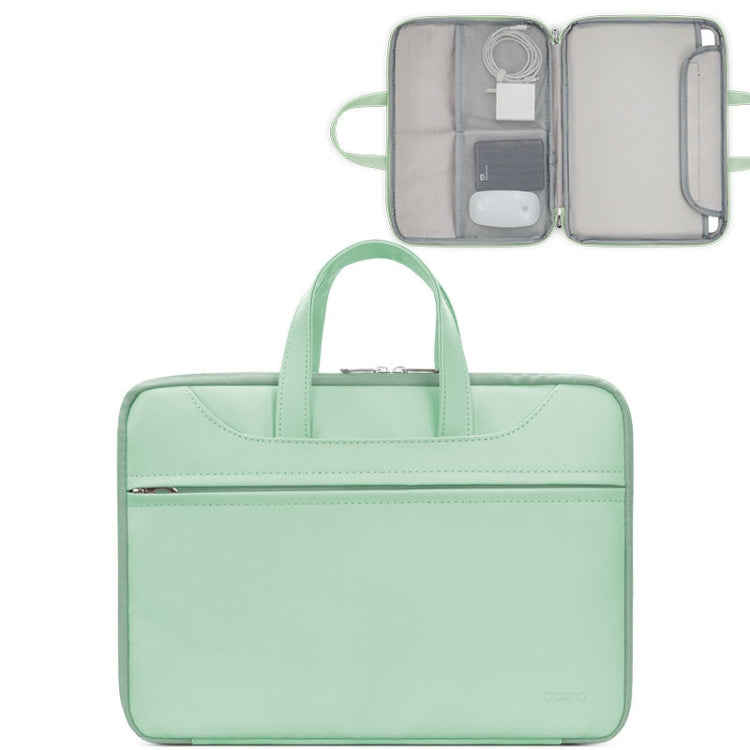 Baona BN-Q006 Bolso de cuero PU con apertura completa para computadora portátil, For 11/12 inches, For 13/13.3/14 inches, For 15/15.6 inches, For 16/17 inches