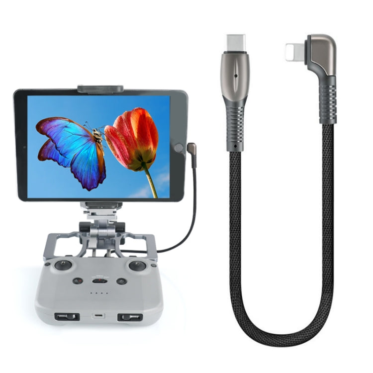 Cable de datos de carcasa de aleación de aluminio para DJI Mavic 3/Mini 3 Pro/Air 2S/Mini 2, estilo:, 8 Pin, Type-C