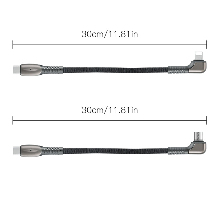 Cable de datos de carcasa de aleación de aluminio para DJI Mavic 3/Mini 3 Pro/Air 2S/Mini 2, estilo:, 8 Pin, Type-C