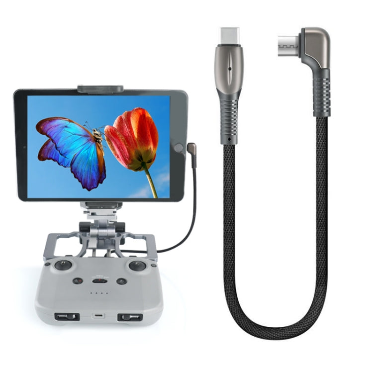Cable de datos de carcasa de aleación de aluminio para DJI Mavic 3/Mini 3 Pro/Air 2S/Mini 2, estilo:, 8 Pin, Type-C