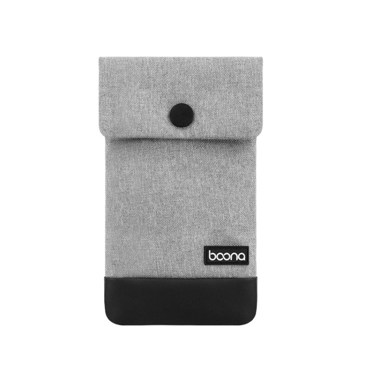 Bolsa protectora impermeable para cable de datos Baona, especificaciones:, Small (Gray), Small (Black), Large (Gray), Large (Black), Hidden Buckle Small (Gray), Hidden Buckle Small (Black), Hidden Buckle large (Gray), Hidden Buckle Large (Black)