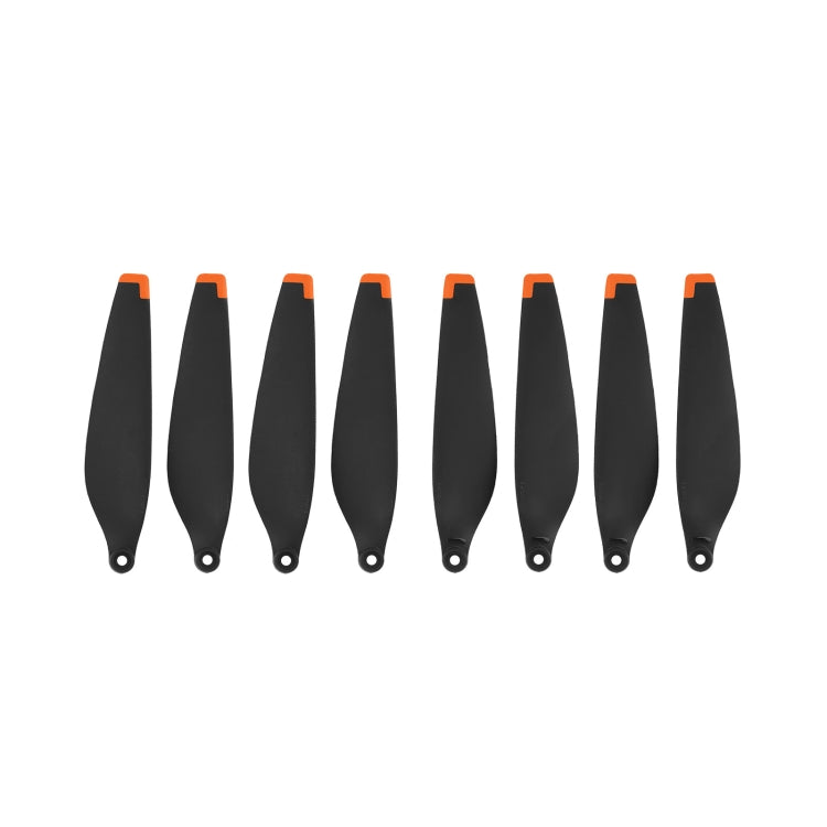 8 PCS 6030F Hélices de ala coloridas de bajo ruido de doble cara para DJI Mini 3 Pro, Orange Tip, Silver Tip, White Red, White Blue, White Yellow, Three -color