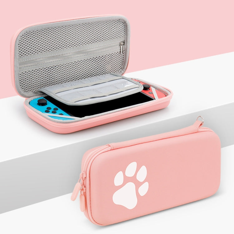 Baona BN-F005 Cat Paw Pattern Cconsole Bolsa de Almacenamiento, For Switch (Pink), For Switch (Green), For Switch (Gradient Color), For Switch Lite (Pink), For Switch Lite (Blue)