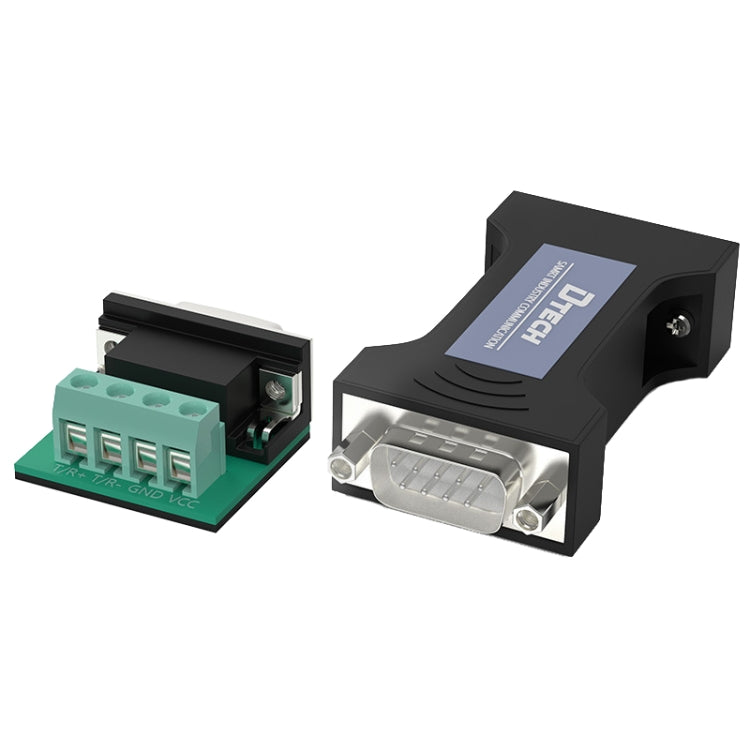 Convertidor de módulo de protocolo de comunicación serie RS232 a RS485 bidireccional pasivo DTECH DT-9000, DT-9000