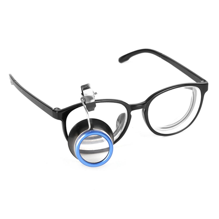 Clip en anteojos lupa herramienta de reparación de relojes lupas lente de aumento, 5X, 10X, 20X