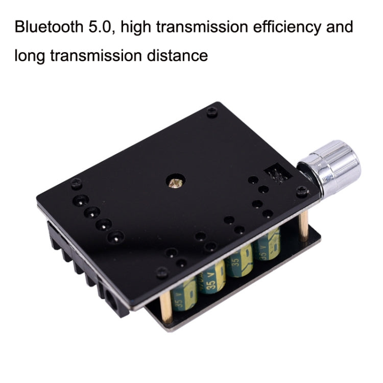 Mini placa amplificadora Bluetooth de alta potencia ZK-1002L con interruptor de volumen de ajuste de perilla, ZK-1002L
