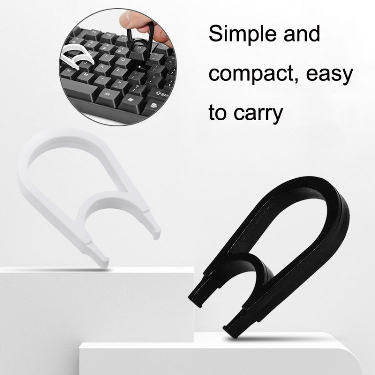 Herramienta de extracción de llaves de limpieza para extractor de llaves de teclado de computadora de 30 piezas, Blac, Black