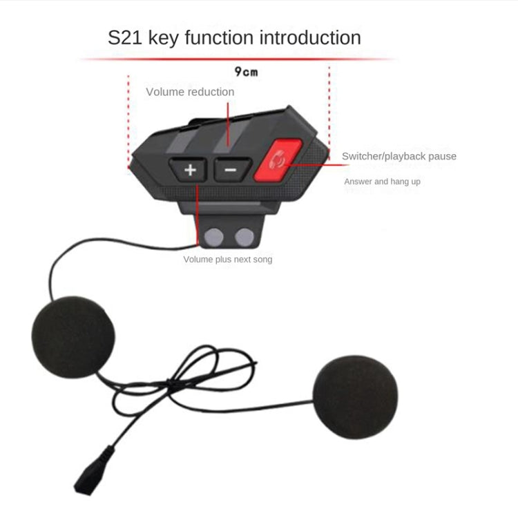 Casco de equitación S21 Auriculares con intercomunicador Bluetooth, especificación:, S21
