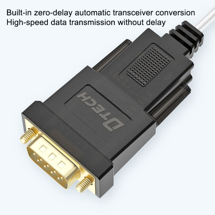 DTECH DT-5002A 1,8 m USB a RS232 Línea serie DB9 Aguja Puerto COM, 1.8m