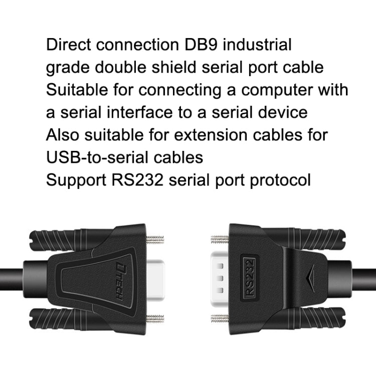 DTECH RS232 Serial Direct Line Línea de extensión DB9, Male to Male 1.5m, Male to Male 2m, Male to Male 3m, Male to Male 5m, Male to Female 1.5m, Male to Female 2m, Male to Female 3m, Male to Female 5m, Female to Female 1.5m, Female to Female 2m       ...