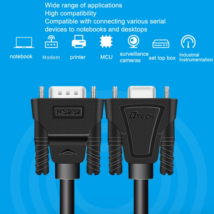 DTECH RS232 Serial Direct Line Línea de extensión DB9, Male to Male 1.5m, Male to Male 2m, Male to Male 3m, Male to Male 5m, Male to Female 1.5m, Male to Female 2m, Male to Female 3m, Male to Female 5m, Female to Female 1.5m, Female to Female 2m       ...