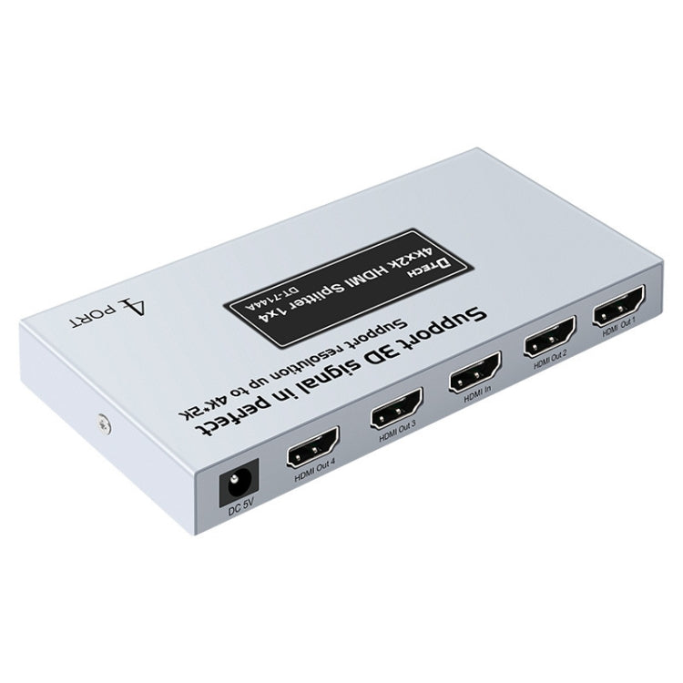 DTECH DT-7144A HDMI 2.0 1 entrada 4 salidas 4K X 2K HD Divisor de video, enchufe CN, DT-7144A