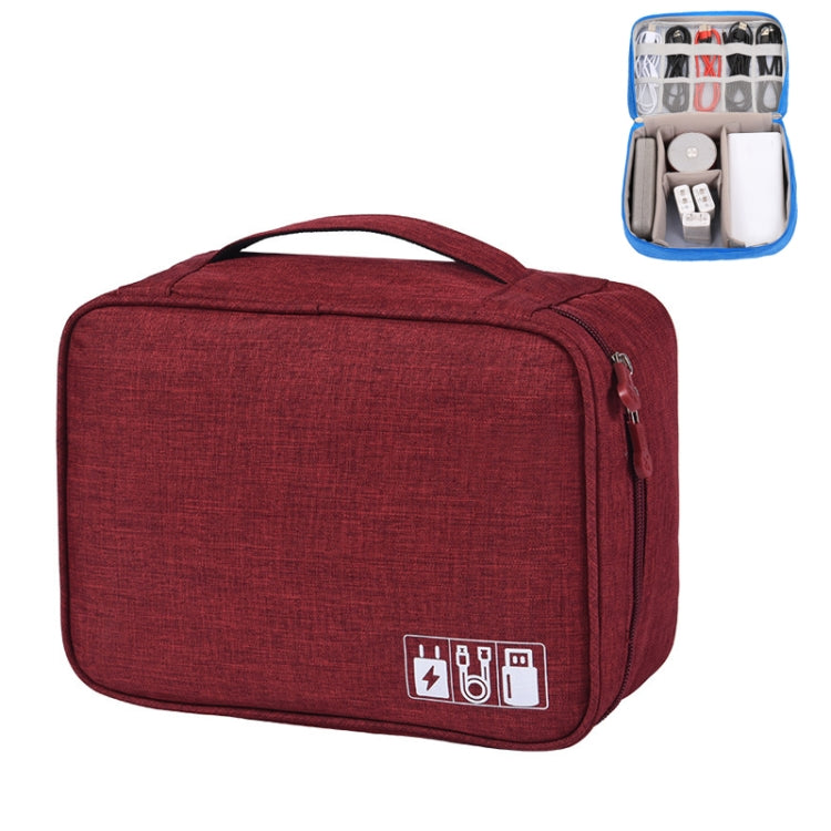Bolsa de almacenamiento de cable de datos de disco U digital catiónico multifuncional, a15 Blue, a15 Purple, a15 Black, a15 Grey, a15 Wine Red, a15 Navy