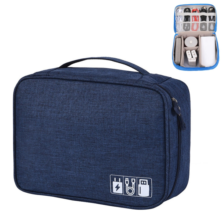 Bolsa de almacenamiento de cable de datos de disco U digital catiónico multifuncional, a15 Blue, a15 Purple, a15 Black, a15 Grey, a15 Wine Red, a15 Navy