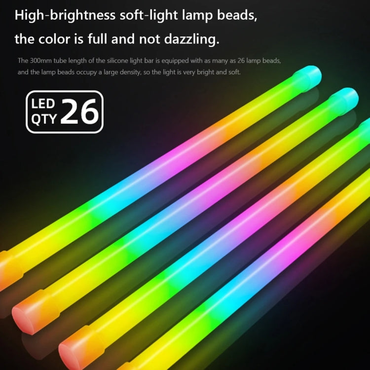 Tira de lámpara LED de silicona decorativa para ordenador con barra de luz de chasis ARGB, Y360 Round