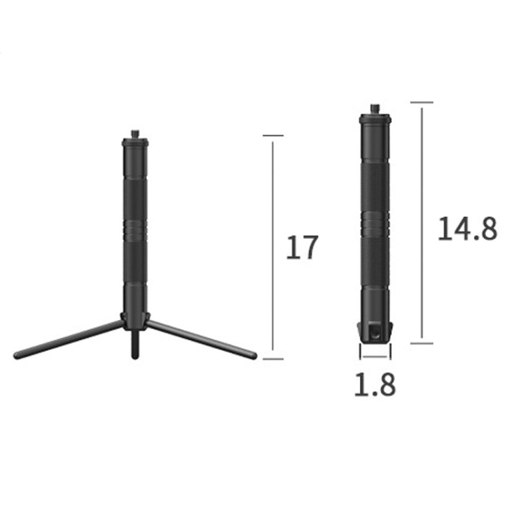 Trípode de aleación de aluminio portátil plegable Soporte de luz Teléfono móvil Trípode en vivo