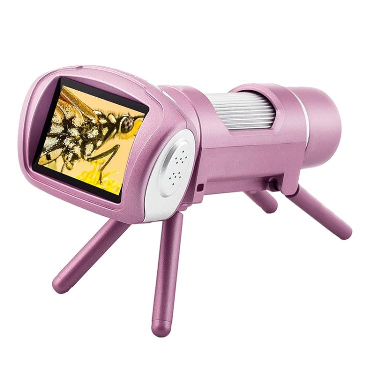 Microscopio de cámara para niños Microscopio electrónico USB Lupa digital, Children Camera Pink, Children Camera Silver Gray
