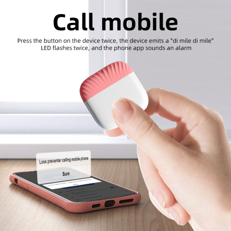 Wallet Key Finder Dispositivo anti-perdida inteligente Bluetooth bidireccional, Two Way Bluetooth Pink, Two Way Bluetooth Yellow, Two Way Bluetooth Green, Two Way Bluetooth Blue, Two Way Bluetooth Black