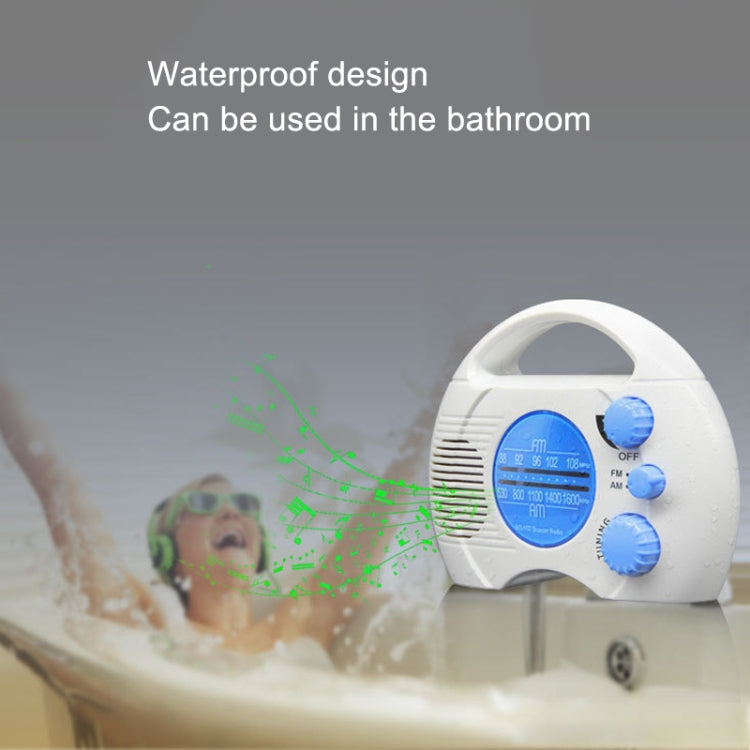 SY-910 AM/FM Two Waves Radio IPX4 Radio portátil resistente al agua, SY-910