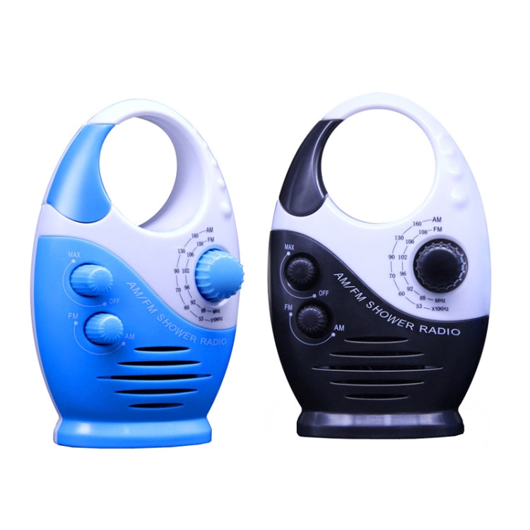 Sayin SY-950 Radio pequeña portátil a prueba de agua AM / FM Radio de banda universal para ancianos, SY-950 Blue, SY-950 Black