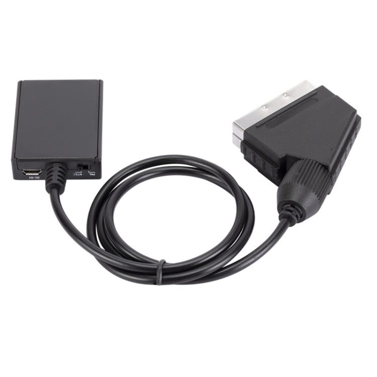 Convertidor HDMI a euroconector Adaptador de vídeo HD 1080p, HDMI to SCART 1080P