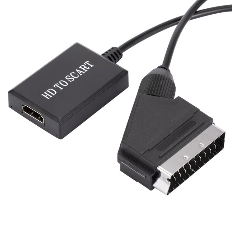 Convertidor HDMI a euroconector Adaptador de vídeo HD 1080p, HDMI to SCART 1080P