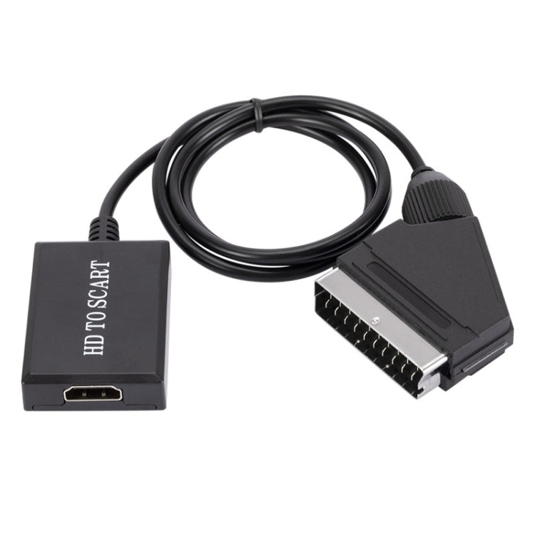 Convertidor HDMI a euroconector Adaptador de vídeo HD 1080p, HDMI to SCART 1080P