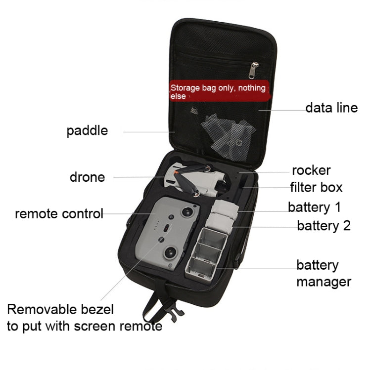 BKANO Bolsa de almacenamiento Bolsa de hombro Bolsa de mensajero Maleta para DJI Mini 3 Pro, For DJI Mini 3 Pro