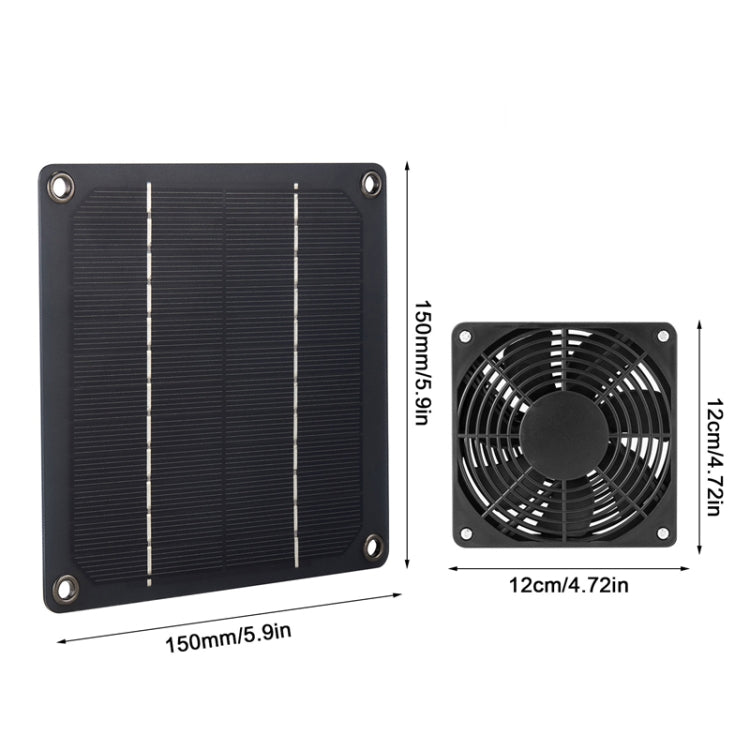 Extractor solar para mascotas de alta velocidad y larga duración de 3W para exteriores, 3W