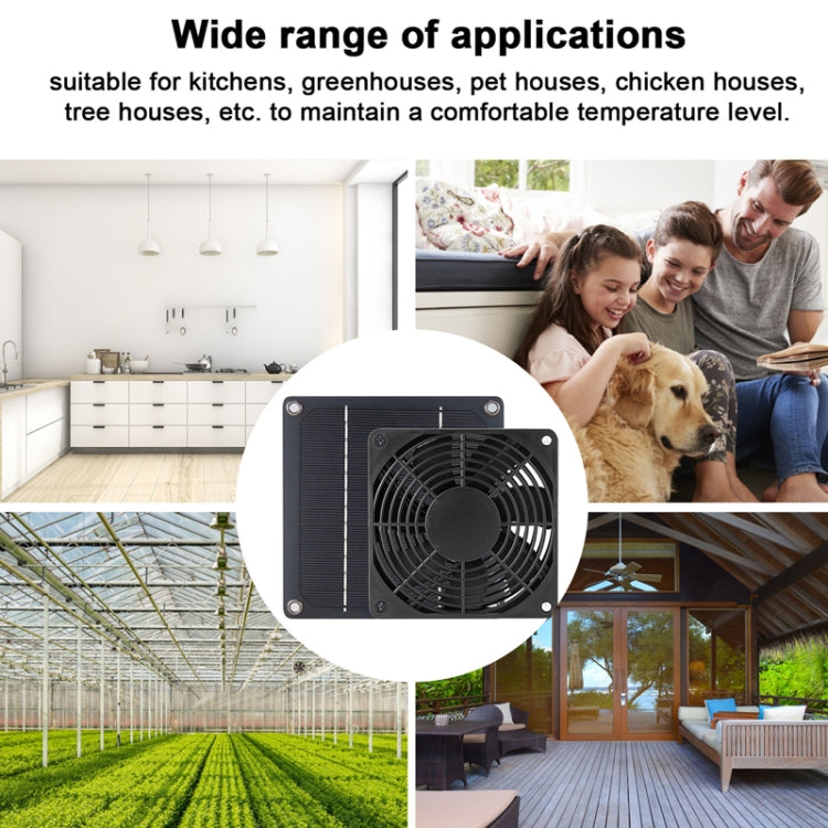 Extractor solar para mascotas de alta velocidad y larga duración de 3W para exteriores, 3W