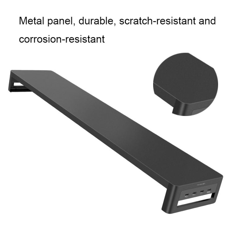 Estante para monitor de escritorio multifuncional Vaydeer, especificaciones:, Single-layer Type (No USB), Single-layer Type (USB 3.0+3xUSB 2.0), Single-layer  Type (Wireless Charger), Single-layer Type (Fast-changer), Drawer Type (No USB)              ...